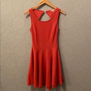 Meemoza backless pink/salmon flirty dress